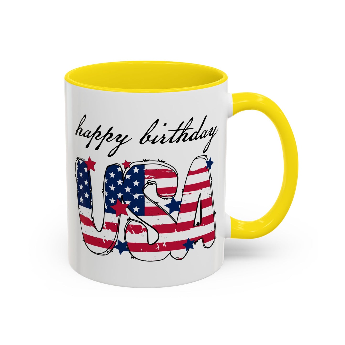 4th of July Mug - Happy Birthday USA