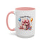 Birthday Mug - Happy Birthday Pink Ribbon Present
