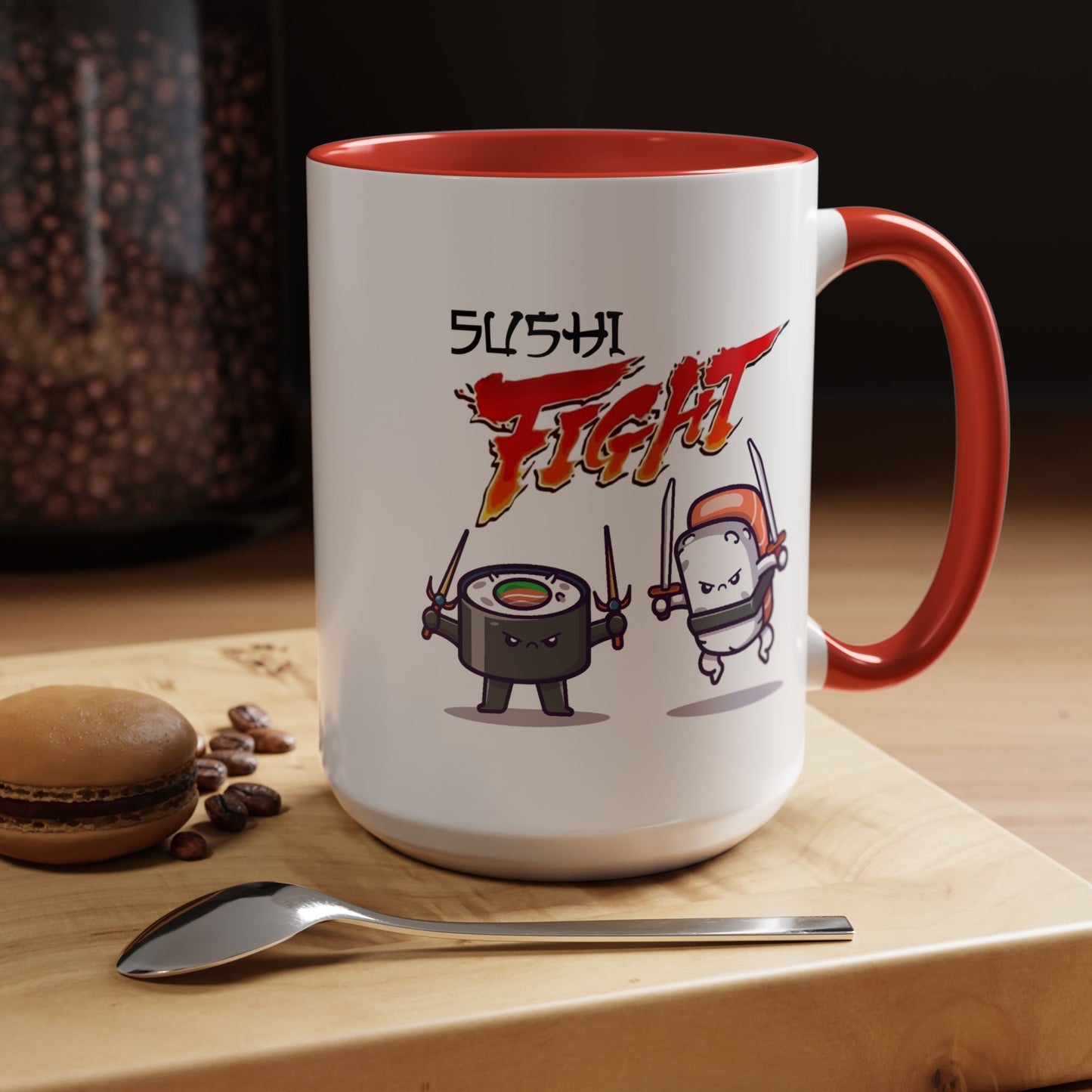 Humor Mug - Sushi Fight
