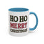Christmas Mug - Ho Ho Ho Merry Christmas Red & Green Text 4