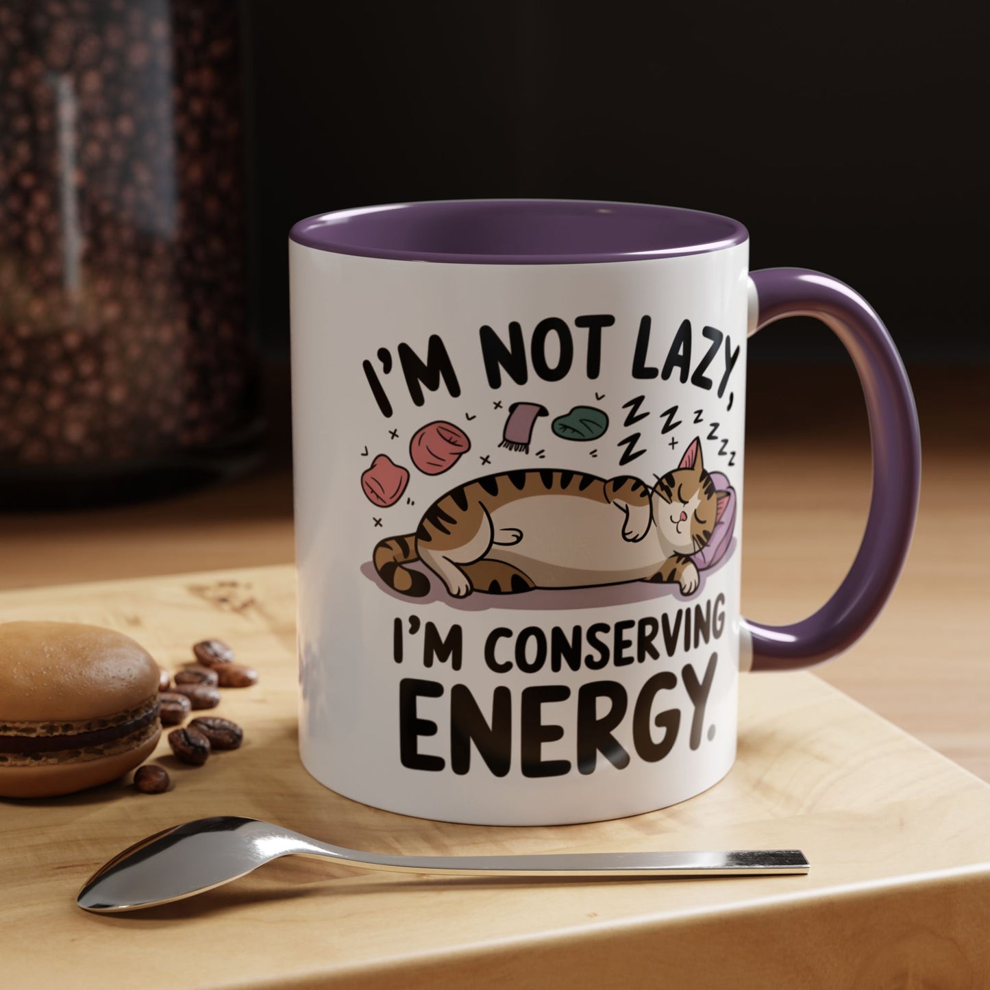 Animal Mug - I'm Not Lazy I'm Conserving Energy