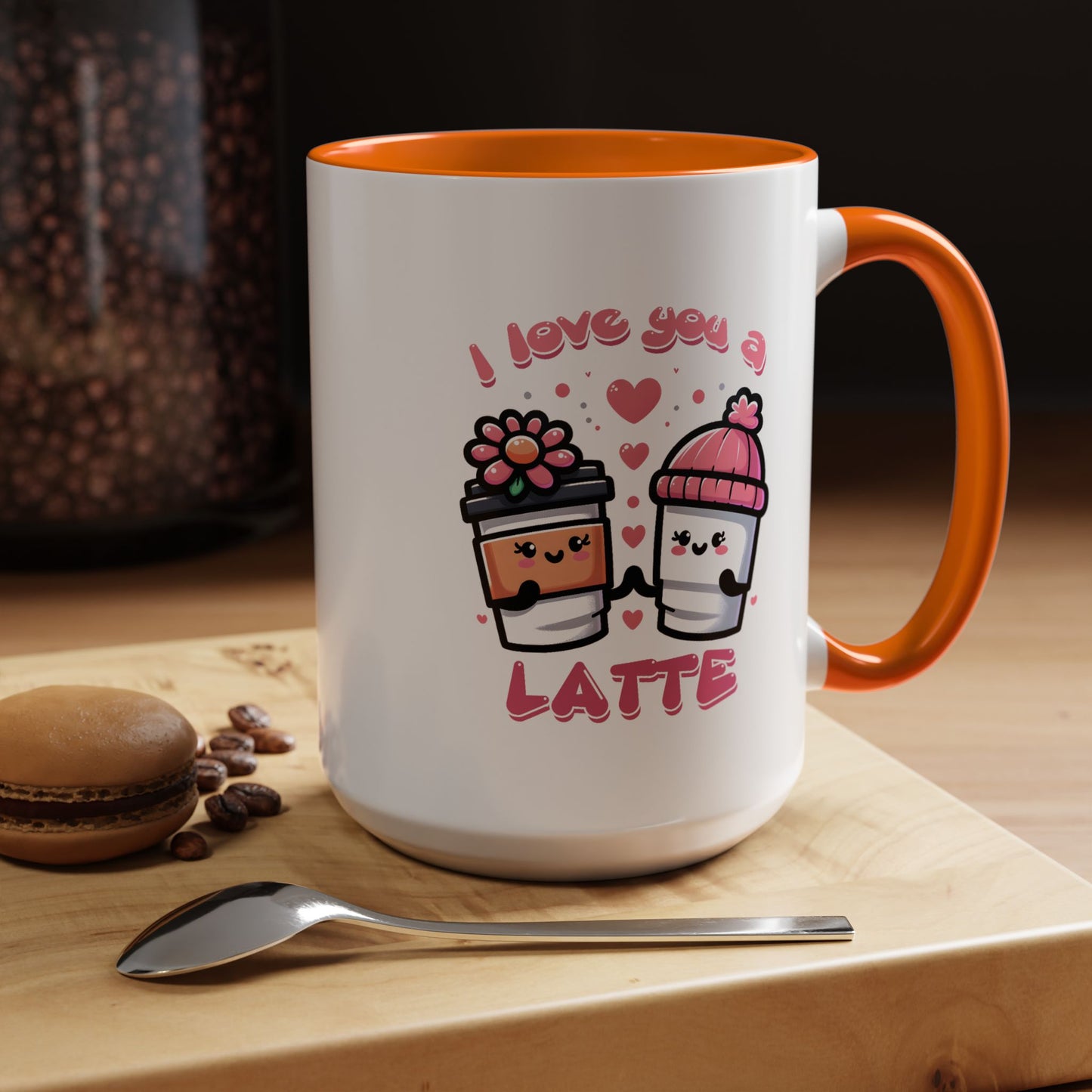 Valentine's Day Mug - I Love You A Latte Cute