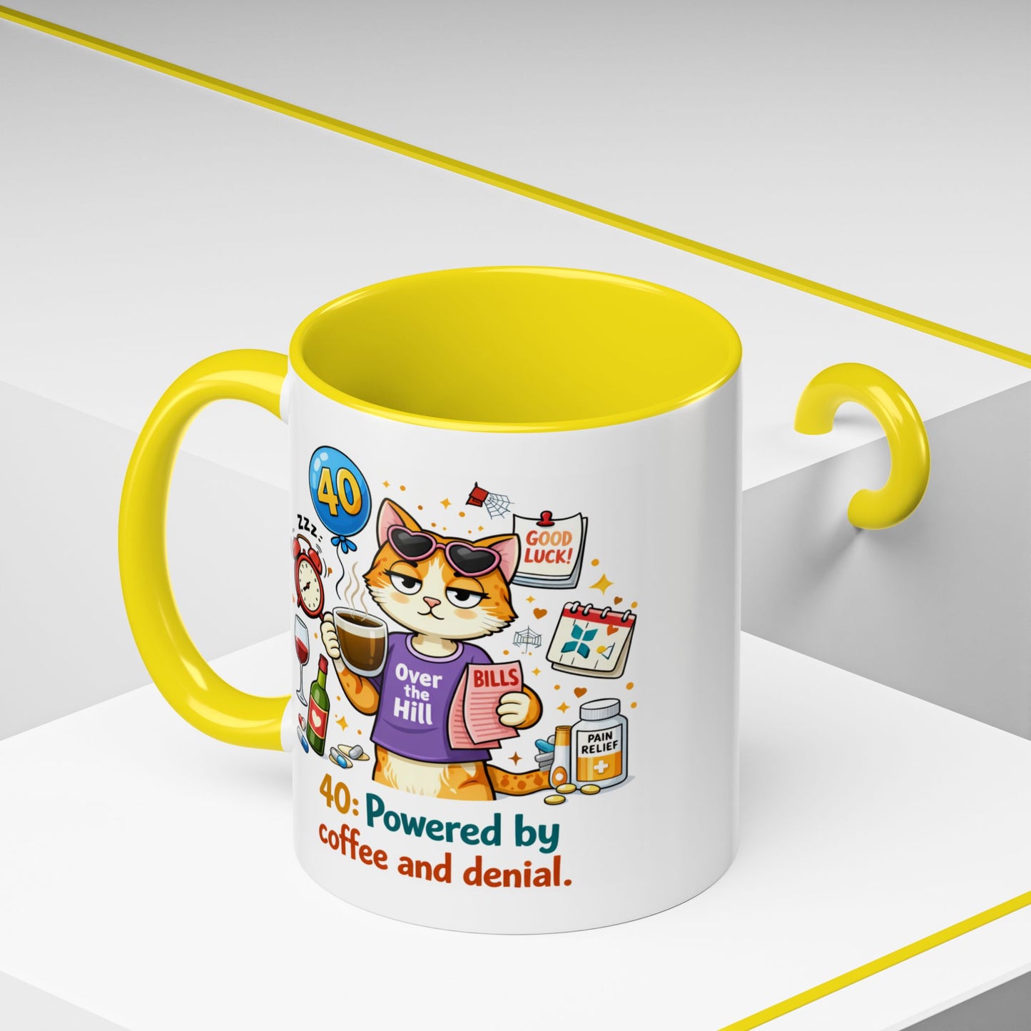 Birthday Mug - 40 Powered By