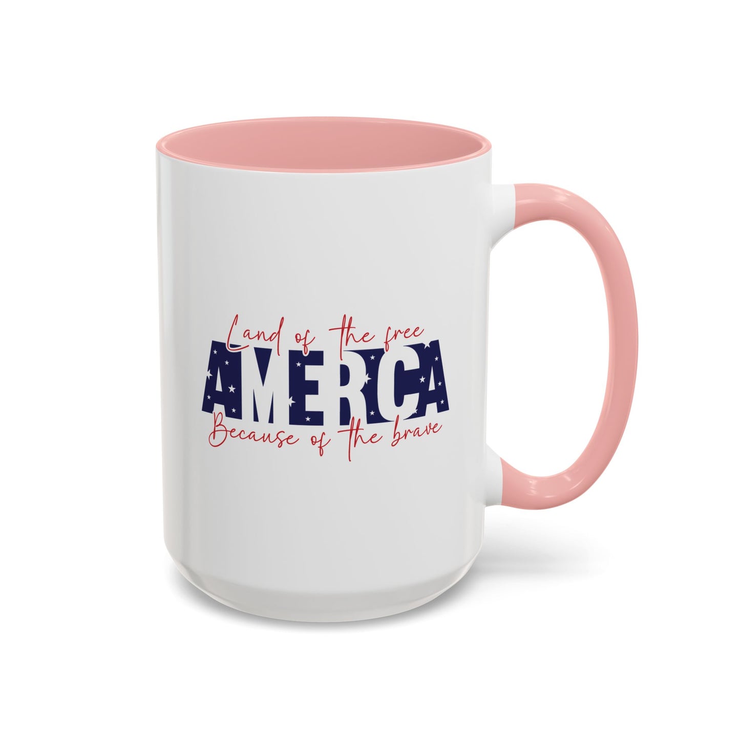 4th of July Mug - American Land of the Free Stars