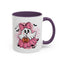 Halloween Mug - Ghost With Pink Bow