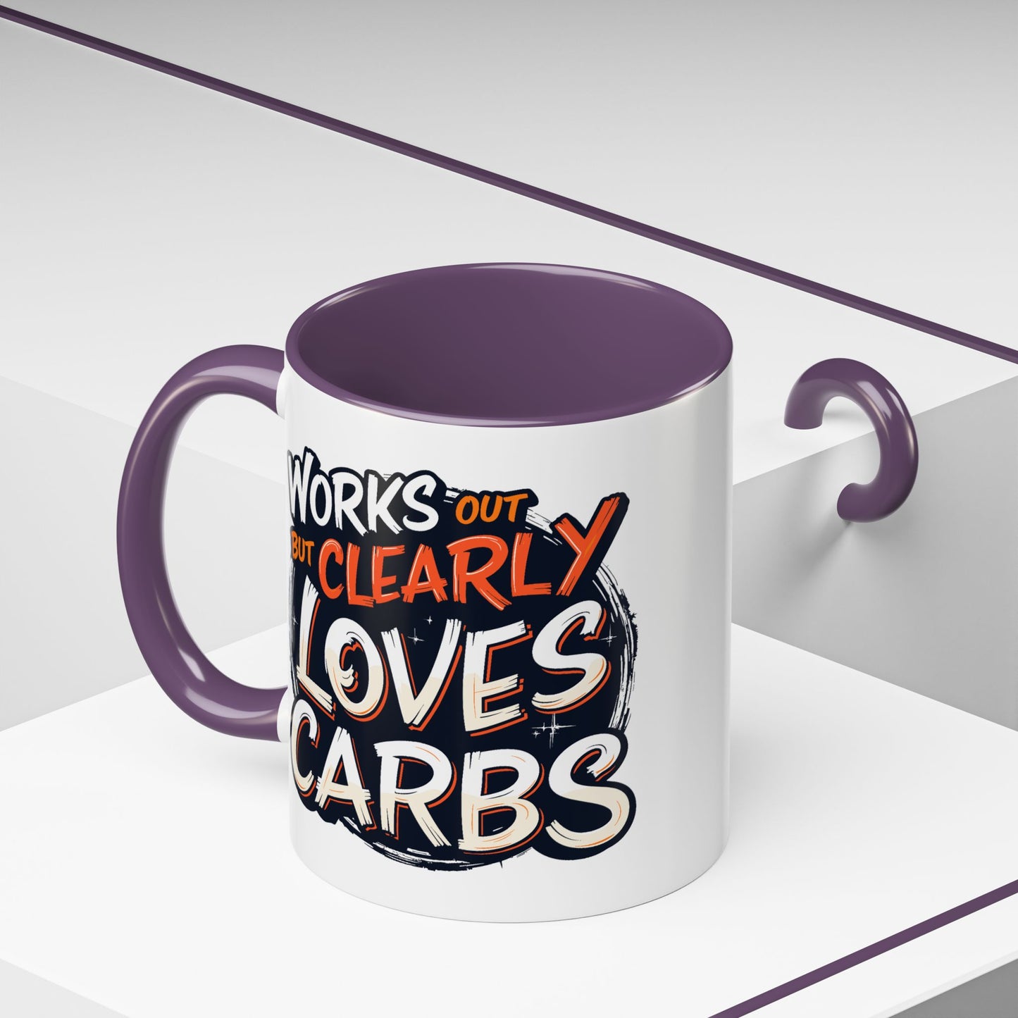 Adult Mug - Works Out But