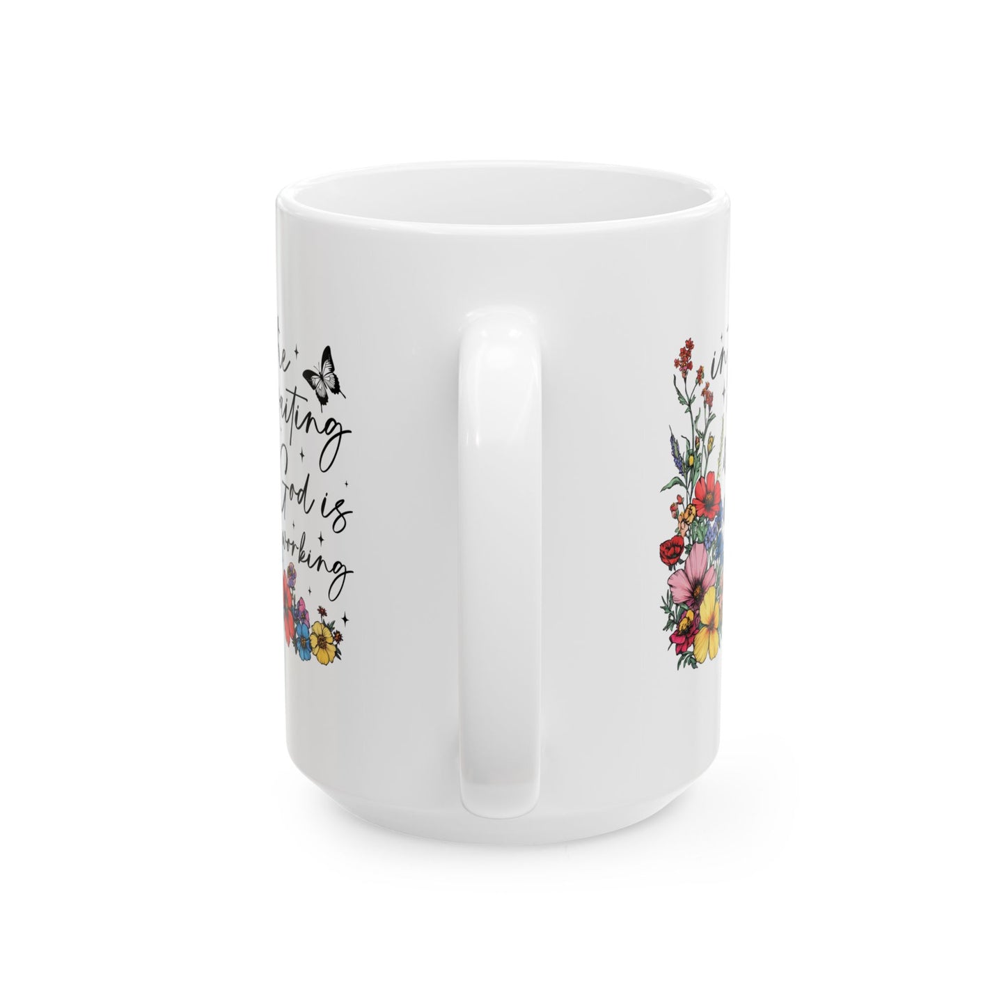 Religious Mug - In The Waiting