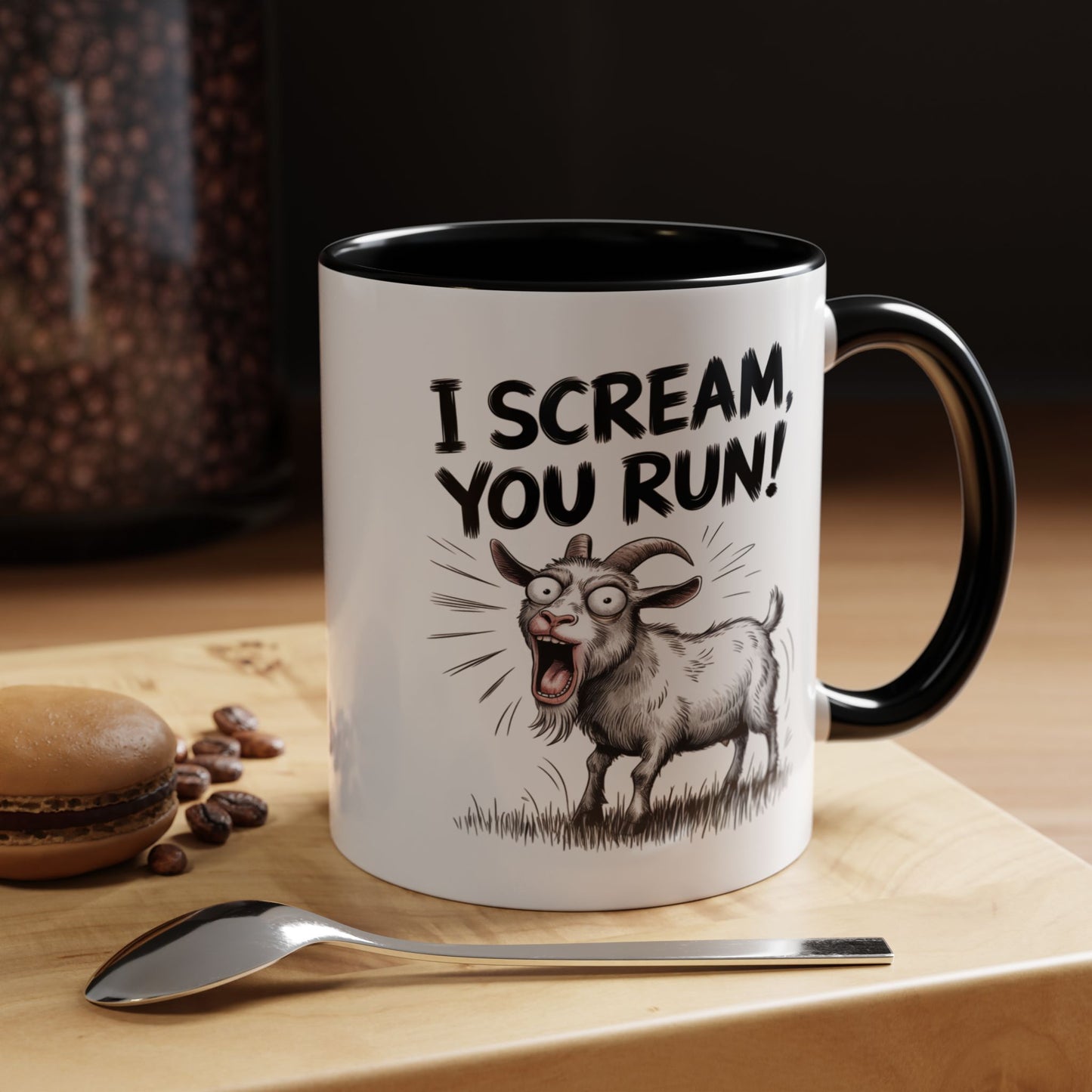 Humor Mug - I Scream, You Run