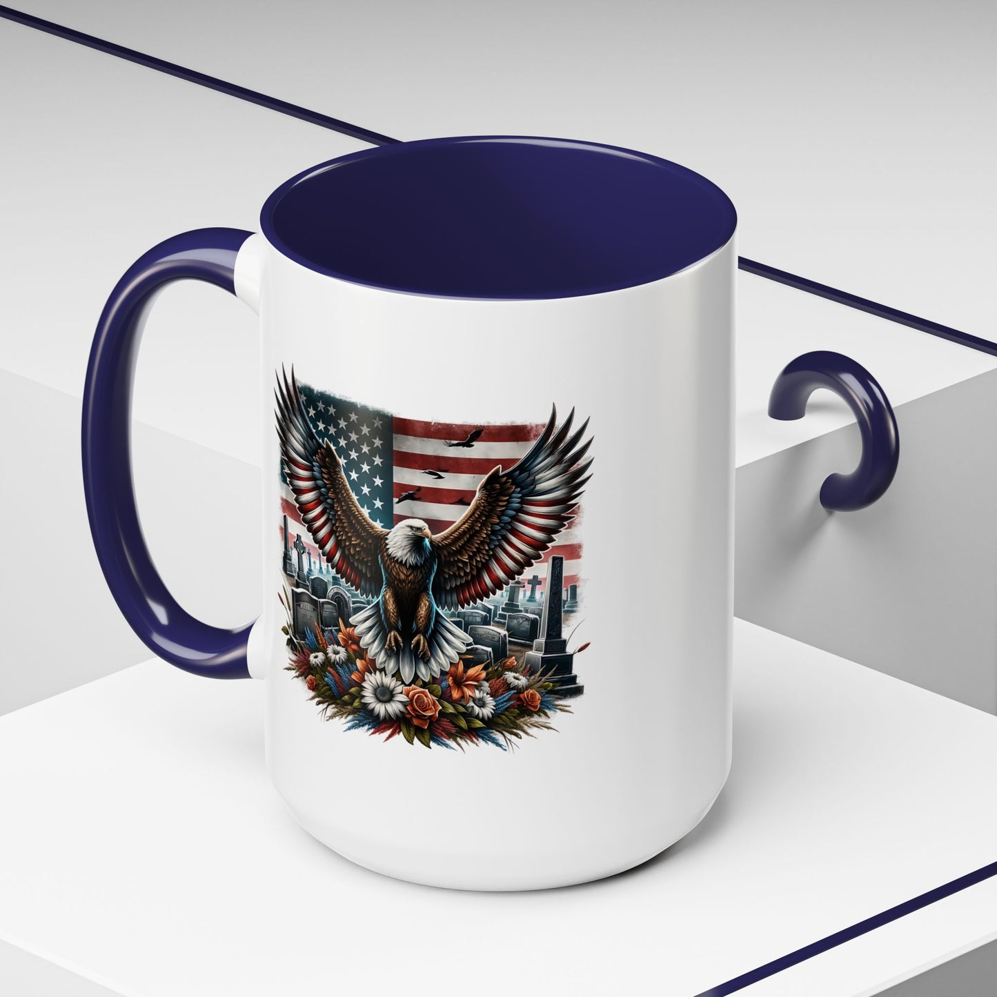 4th of July Mug - American Bald Eagle Memorial