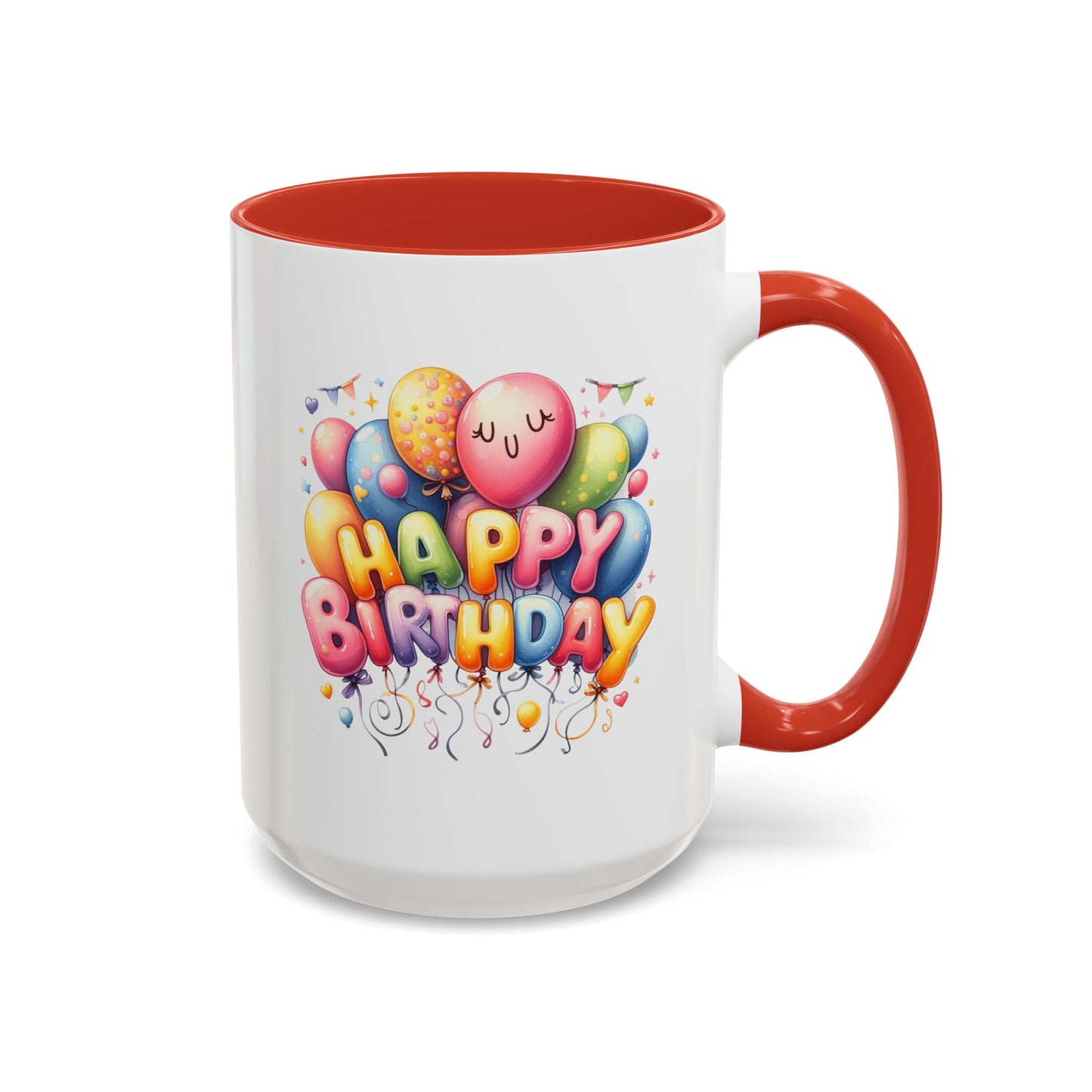 Birthday Mug - Happy Birthday Cute Balloon