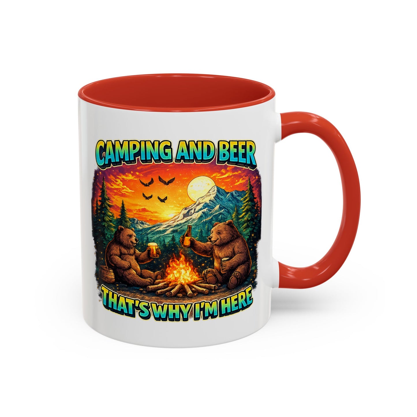 Humor Mug - Camping and Beer