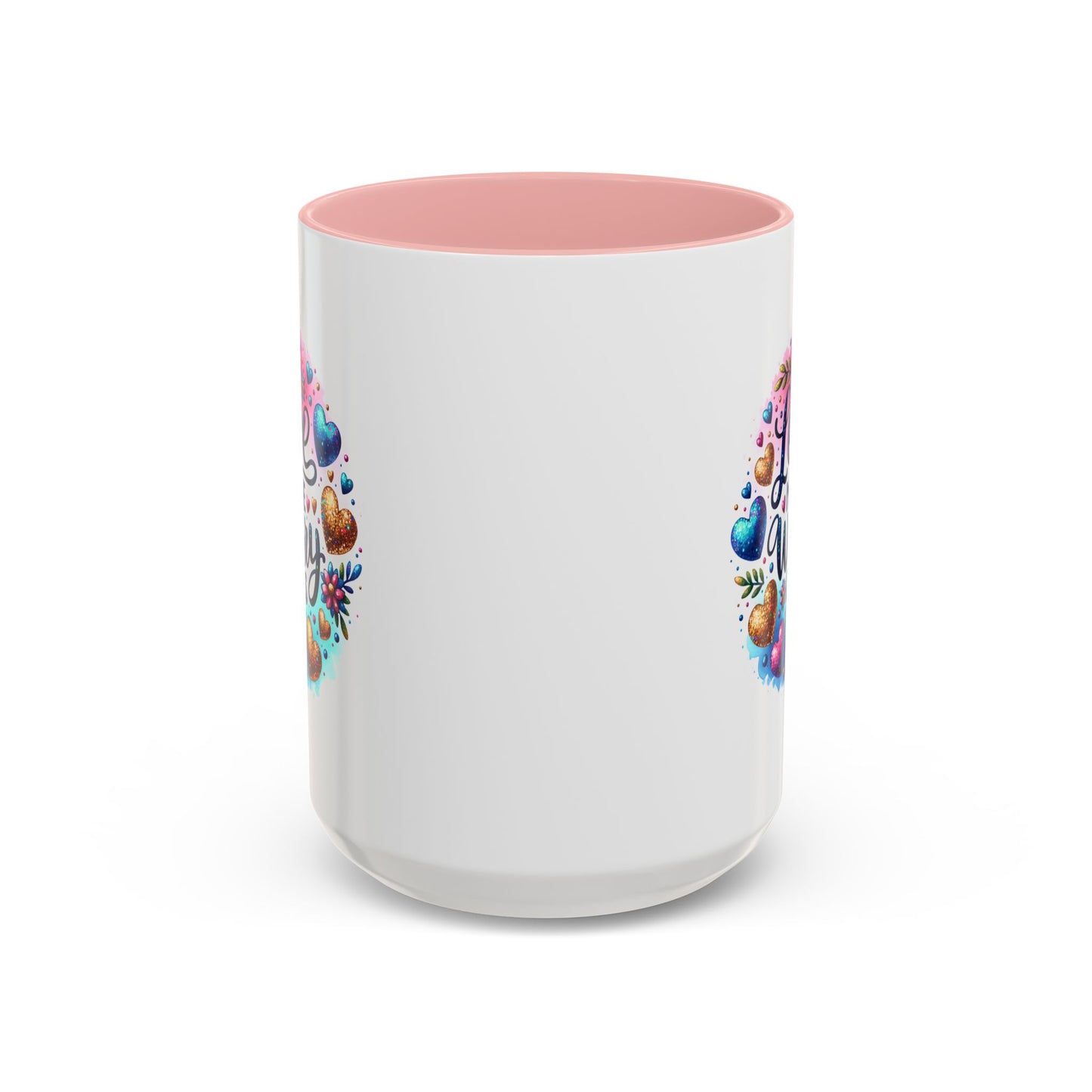 Wellness Mug - Love More Worry Less Circle