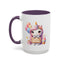 Birthday Mug - Girl Unicorn Happy Birthday Sign 2