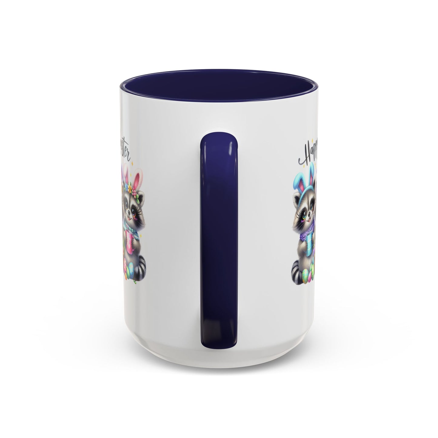 Easter Mug - Happy Easter Racoons