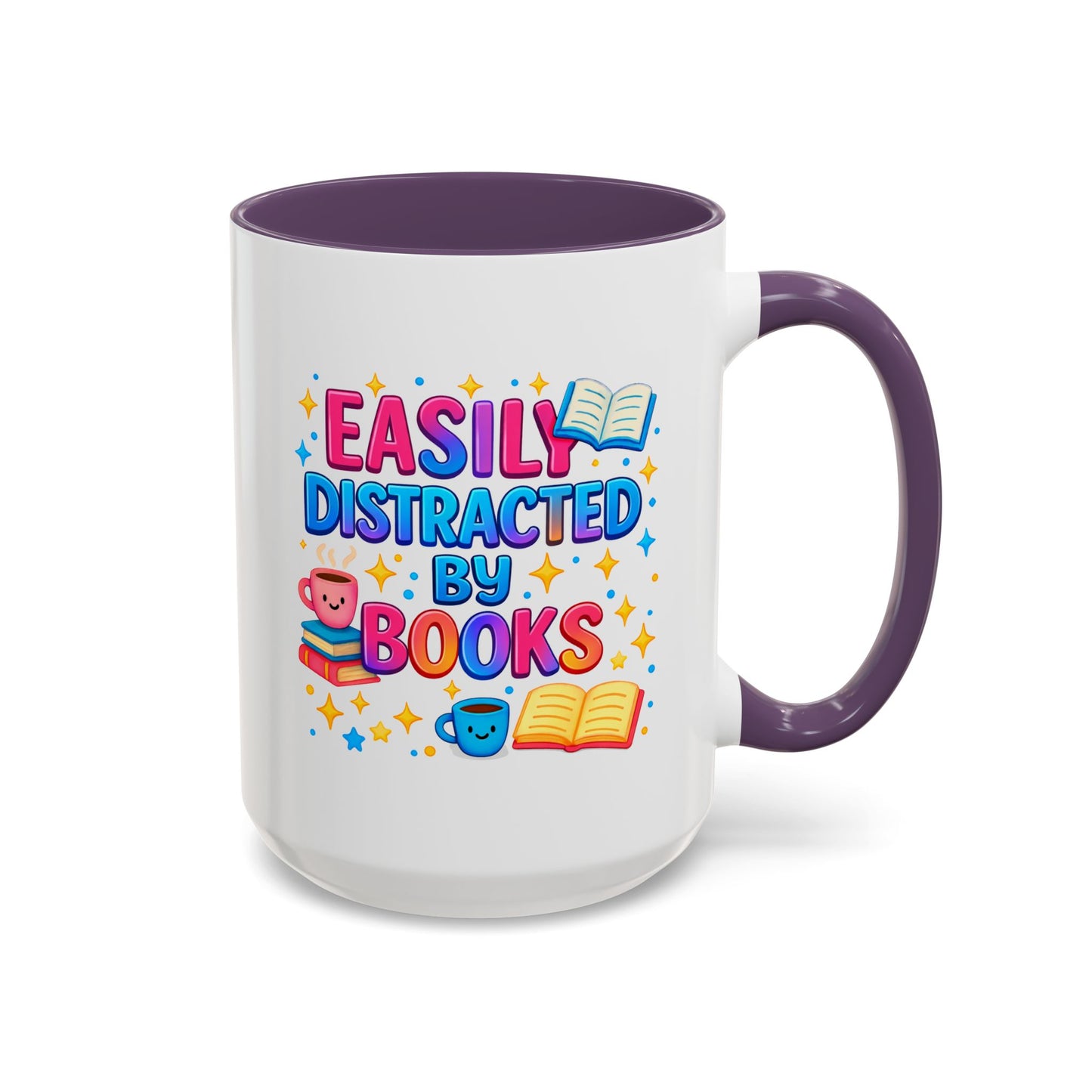 Humor Mug - Easily Distracted By Books
