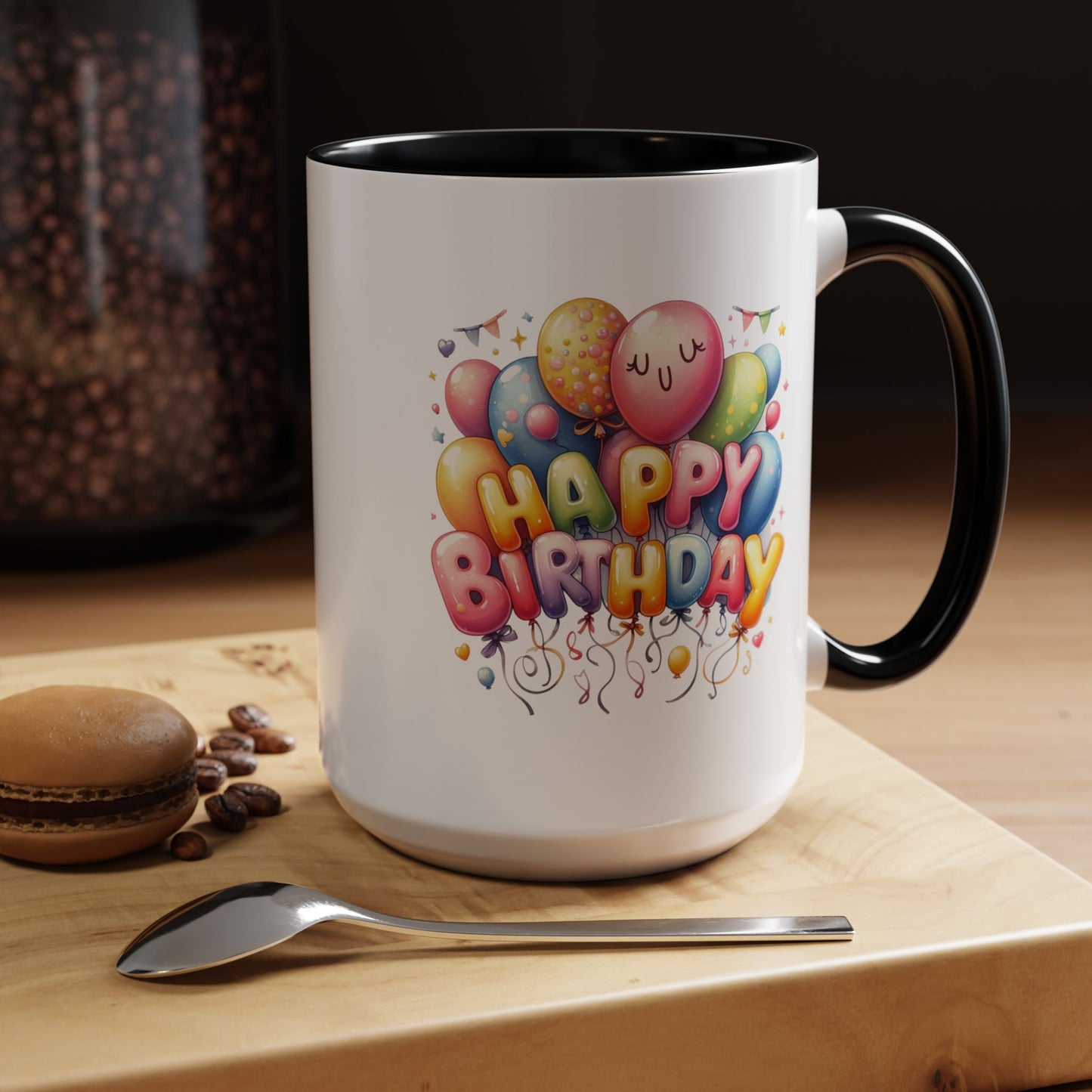 Birthday Mug - Happy Birthday Cute Balloon