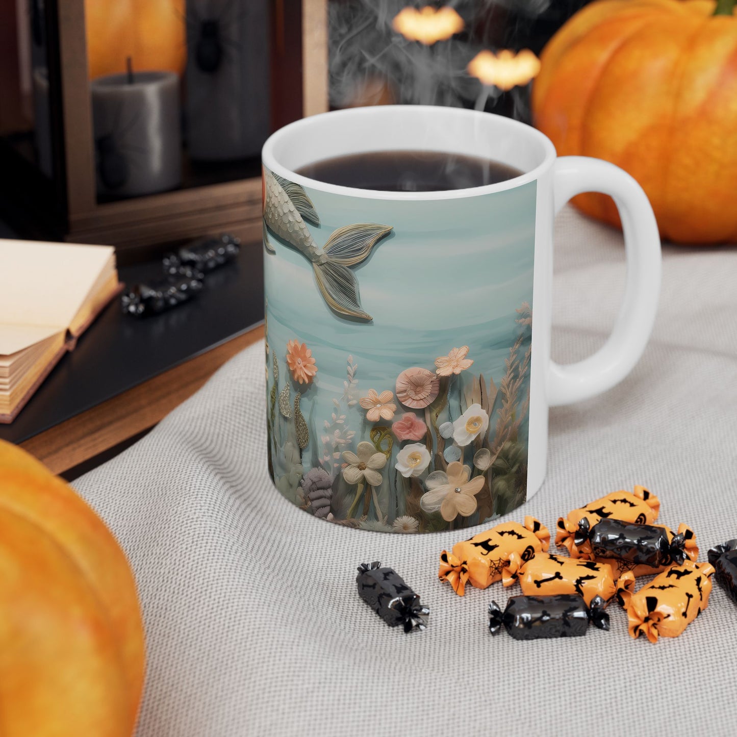 Artistic Mug - Felted Undersea