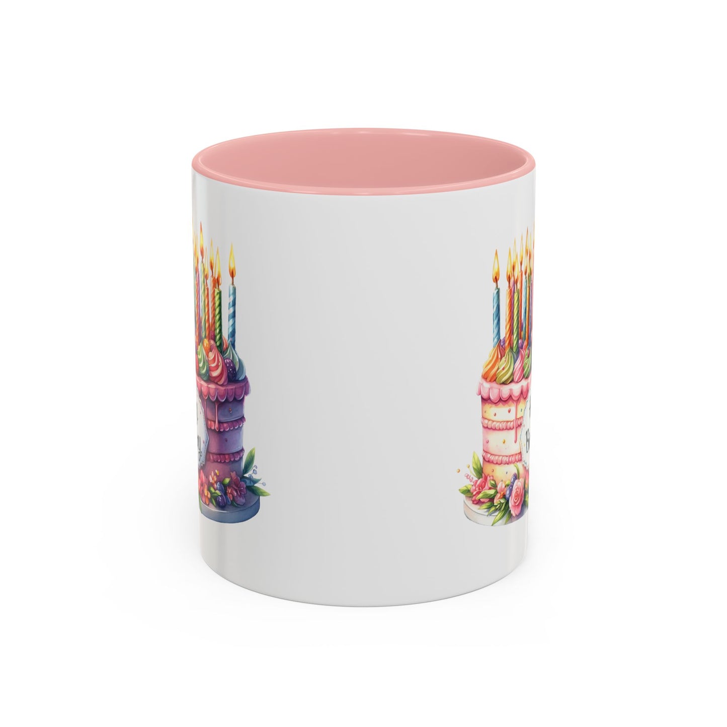 Birthday Mug - Happy Birthday Large Cake With...