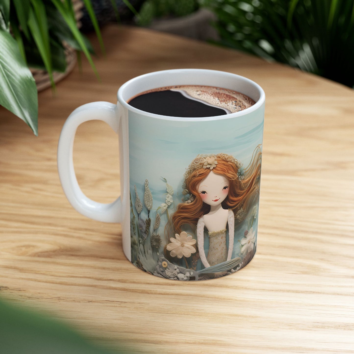 Artistic Mug - Felted Undersea