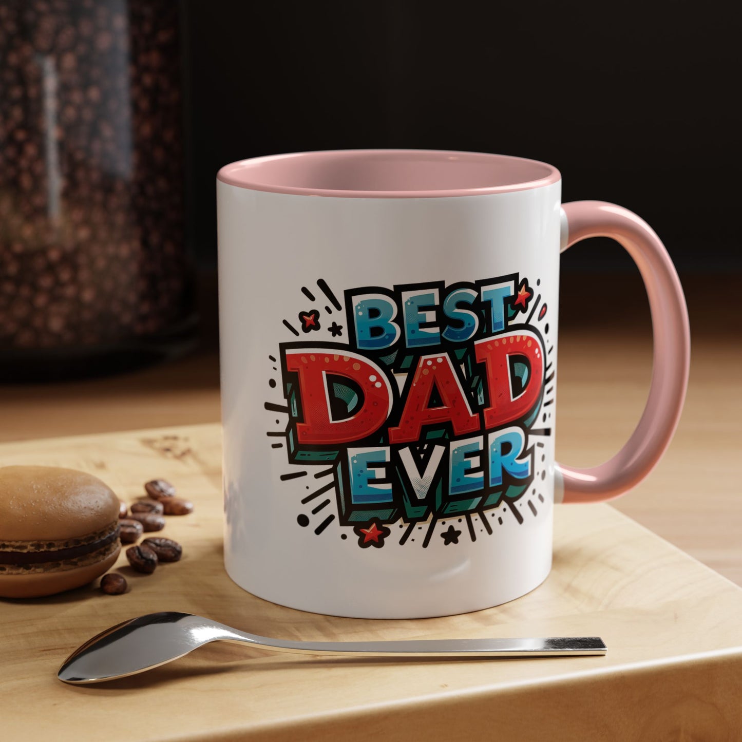 Father's Day Mug - Best Dad Ever Grafitti