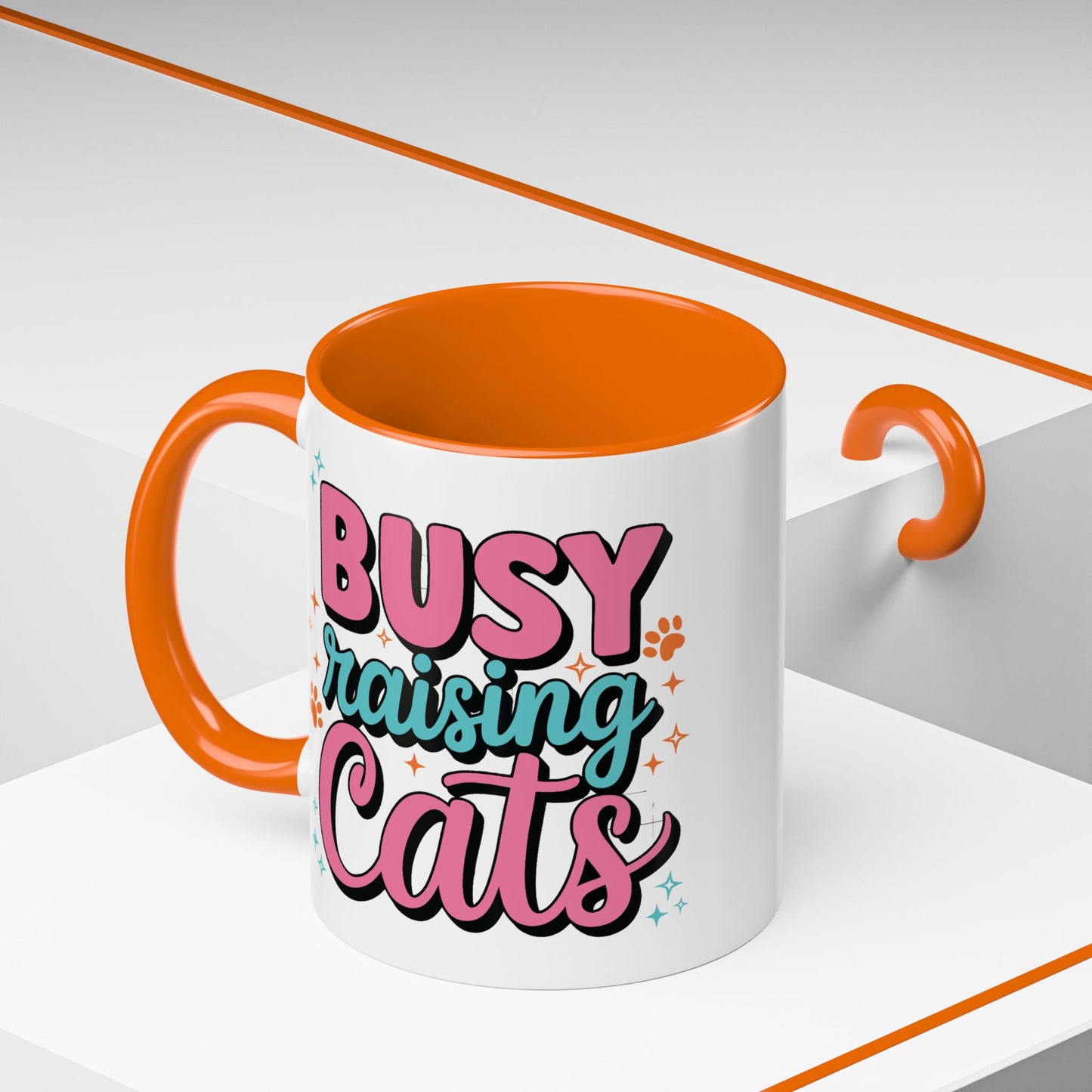 Animal Mug - Busy Raising Cats