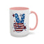 4th of July Mug - America Peace Sign