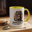 Humor Mug - Beware of My Cat