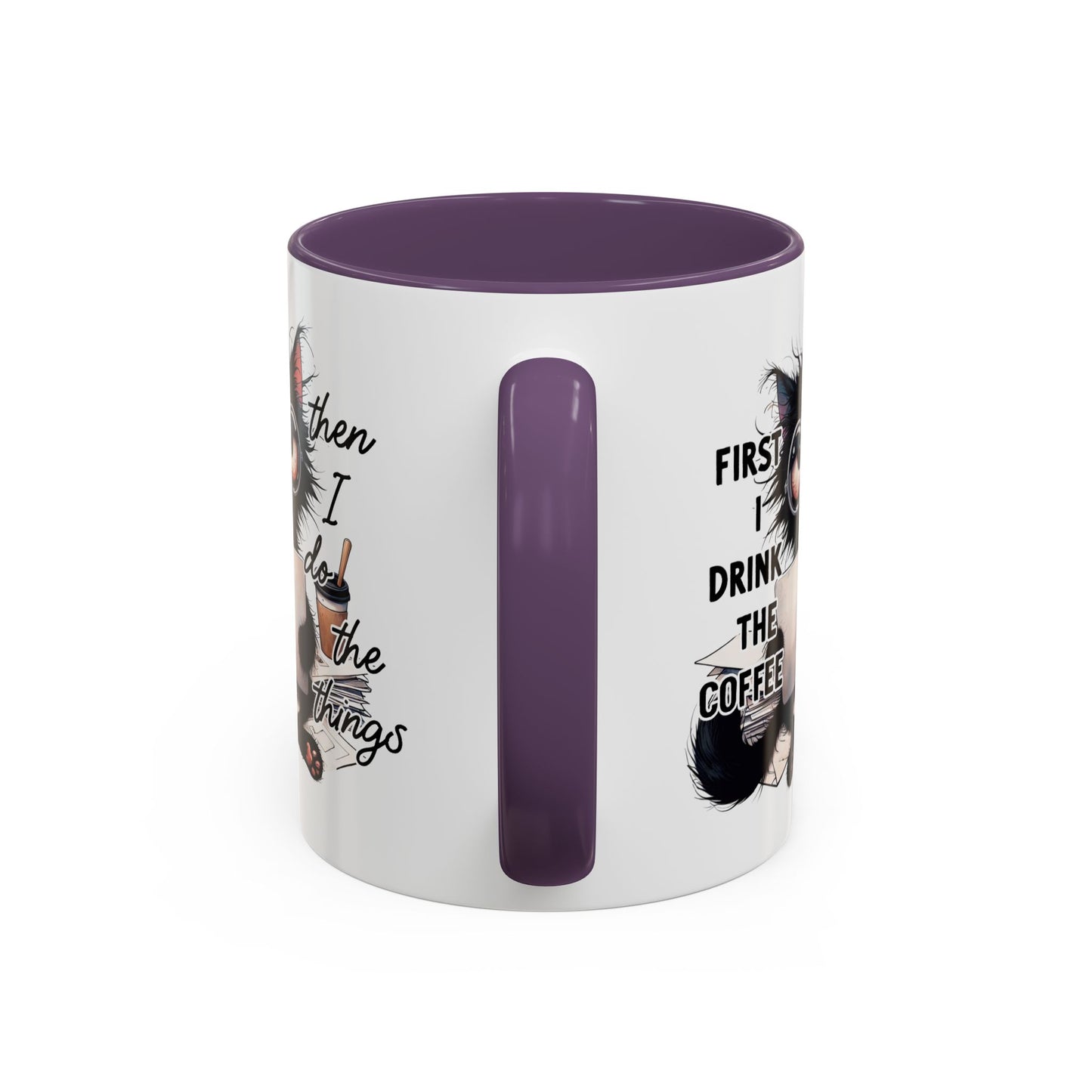Animal Mug - First I Drink The Coffee