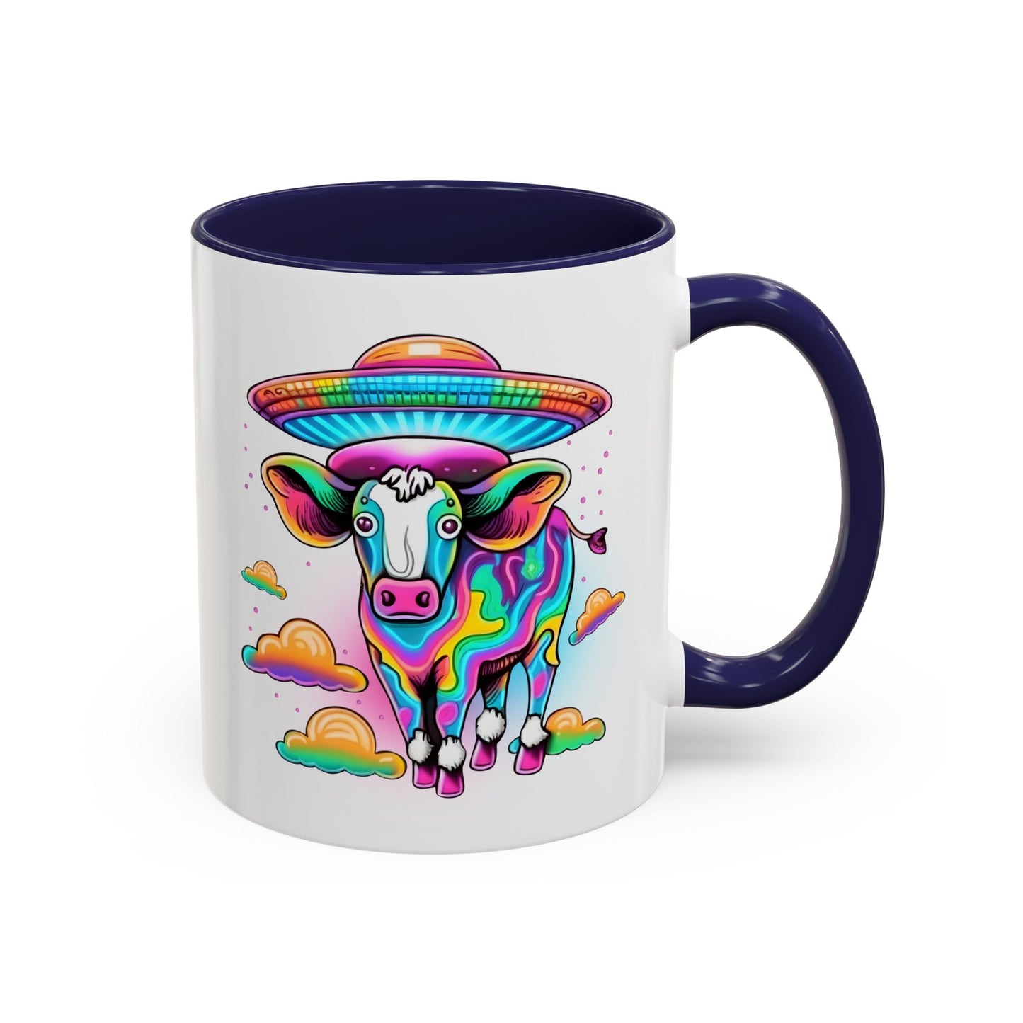Alien Mug - Multicoloured Cow