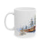 Christmas Mug - Snowy Landscape Train Wrap 6