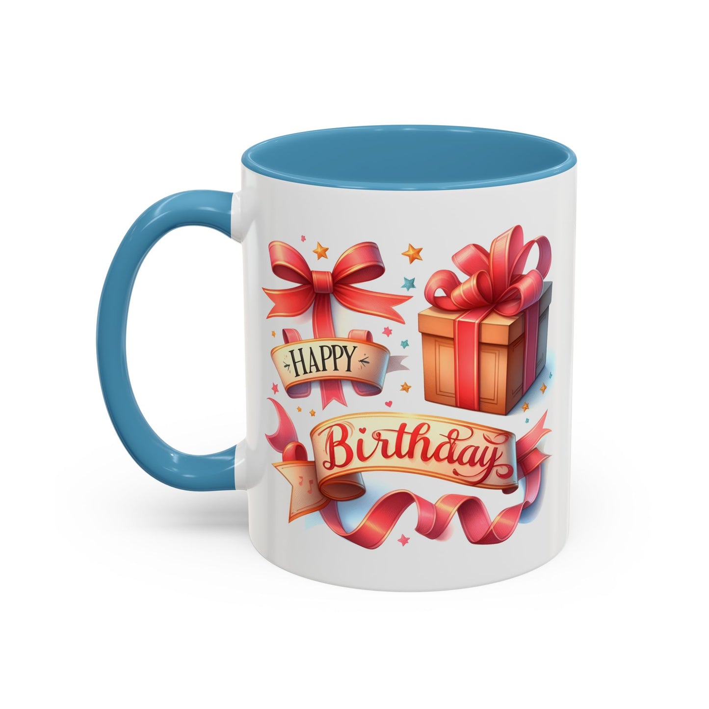 Birthday Mug - Present Ribbon