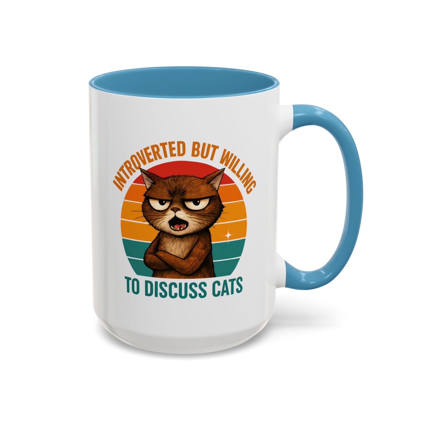 Animal Mug - Introverted But Willing To Discuss Cats