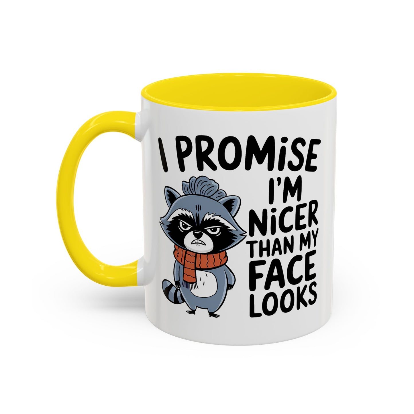 Humor Mug - I Promise I'm Nicer Than My Face Looks