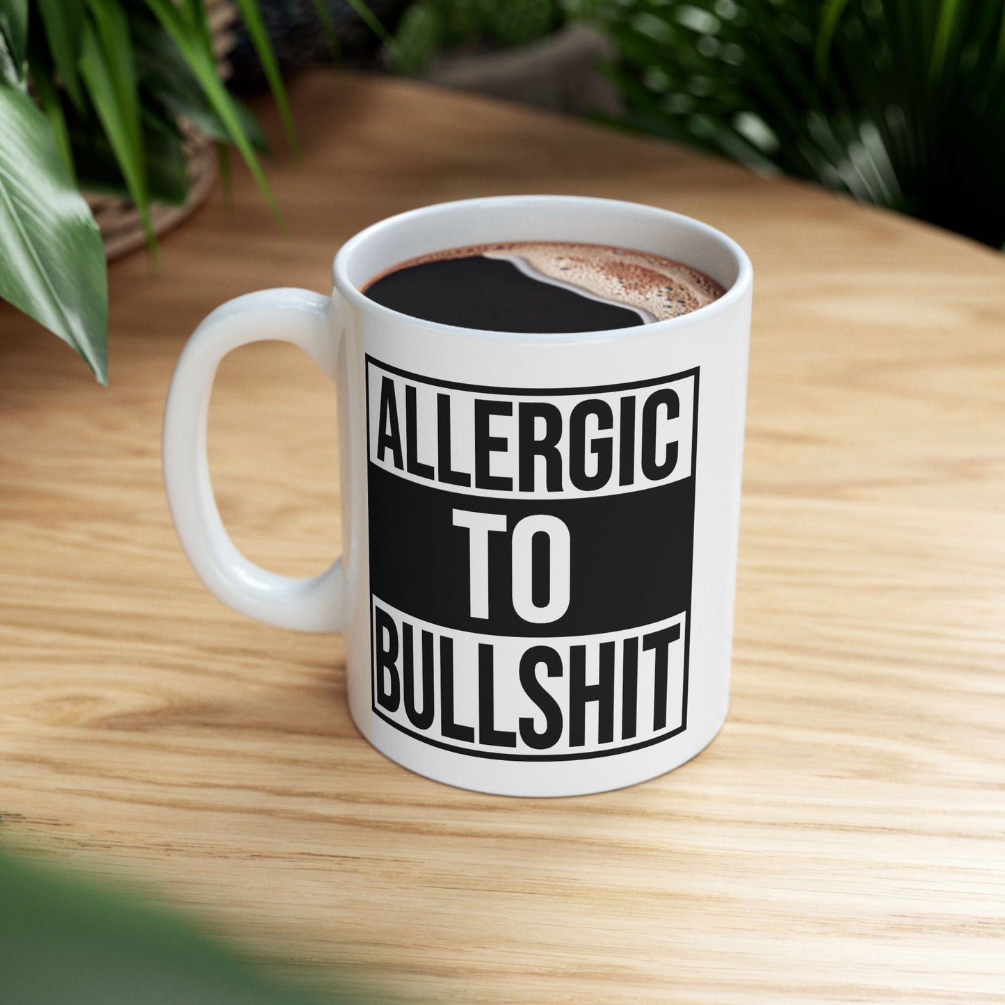 Adult Mug - Allergic To Bullshit