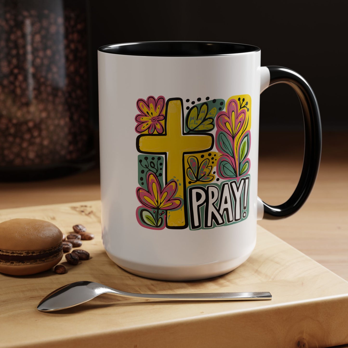 Religious Mug - Pray Cross
