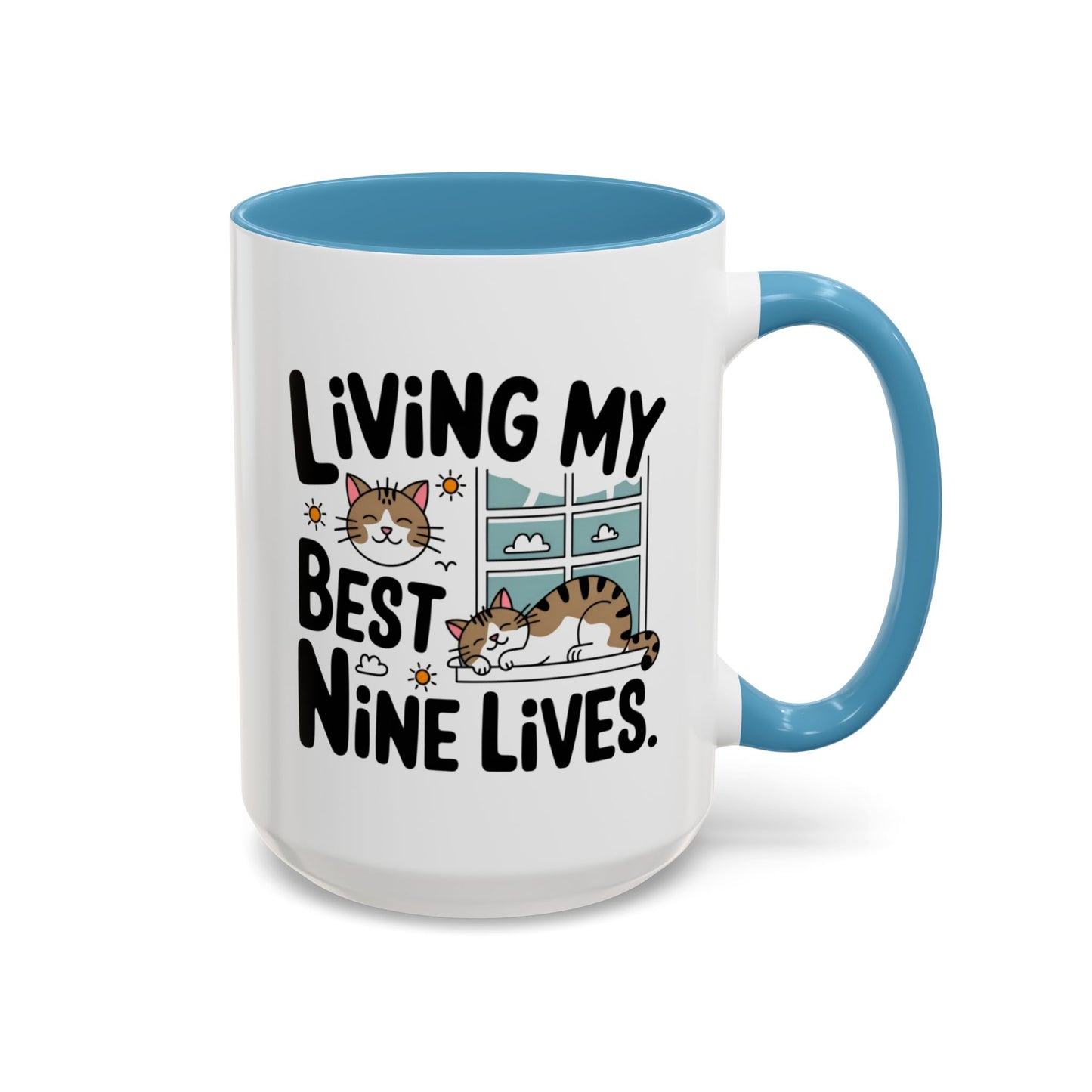 Animal Mug - Living My Best Nine Lives