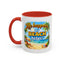 Humor Mug - Life Happens the beach Helps