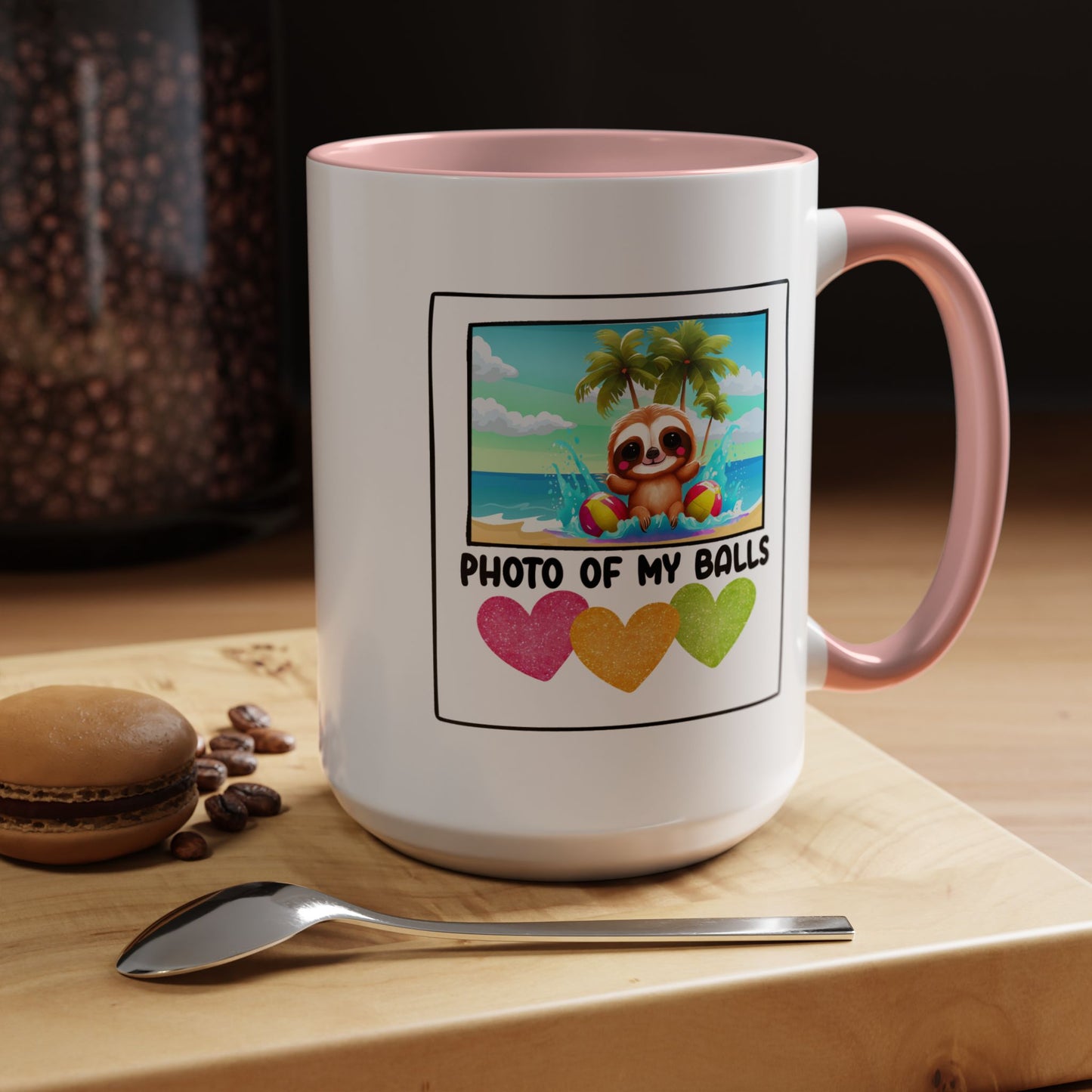 Adult Mug - Photo of My Balls