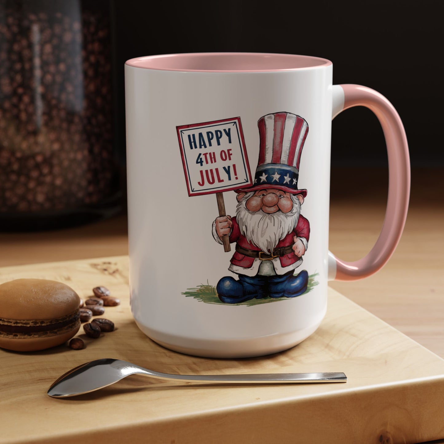 4th of July Mug - American Gnome 8