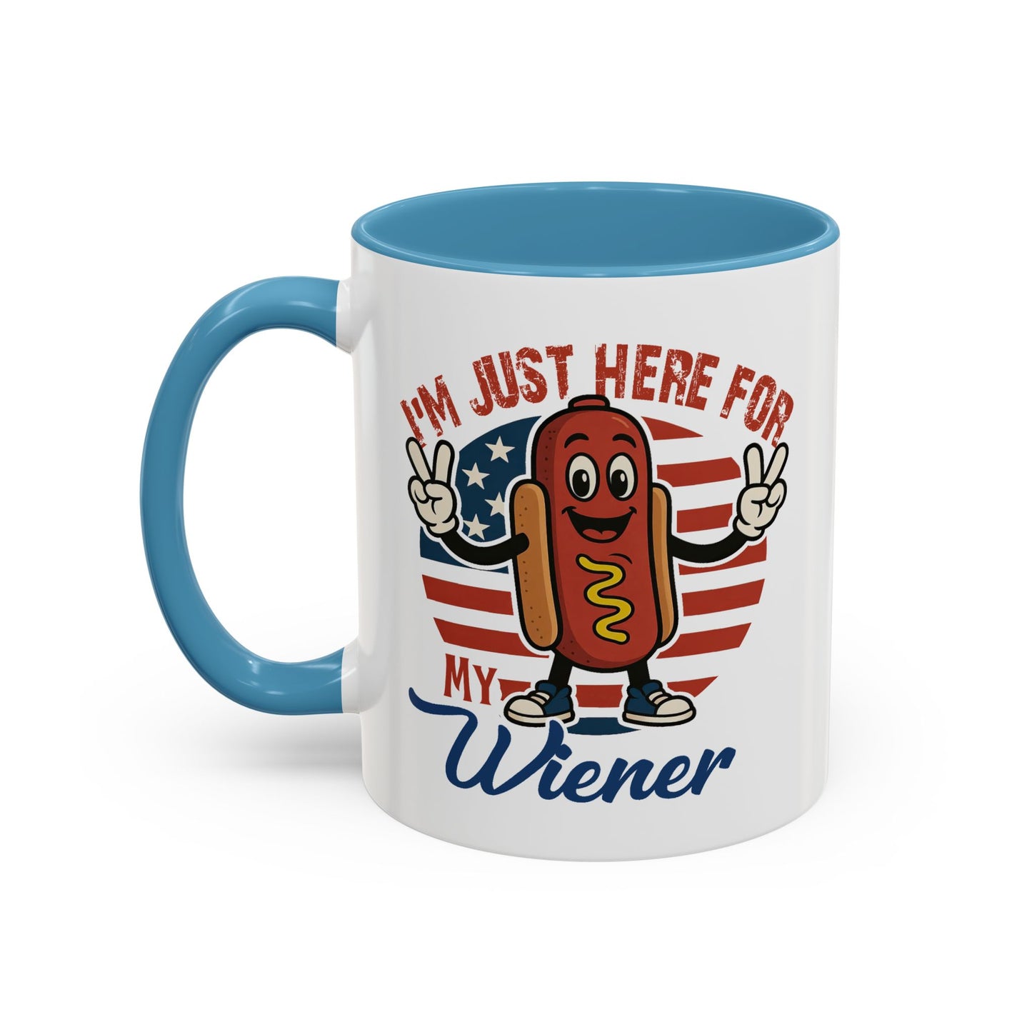 Adult Mug - I'm Just Here For My Wiener