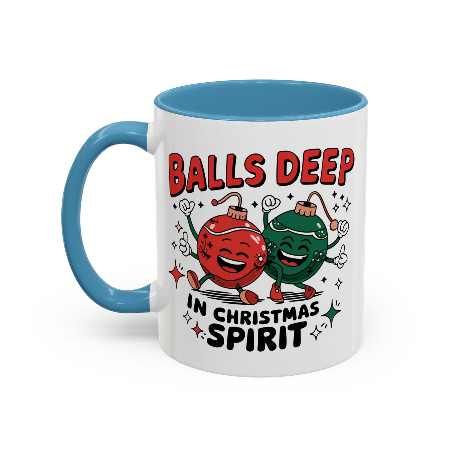 Adult Mug - Balls Deep in Christmas Spirit