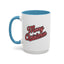 Christmas Mug - Merry Christmas Red & Black Baseball Text