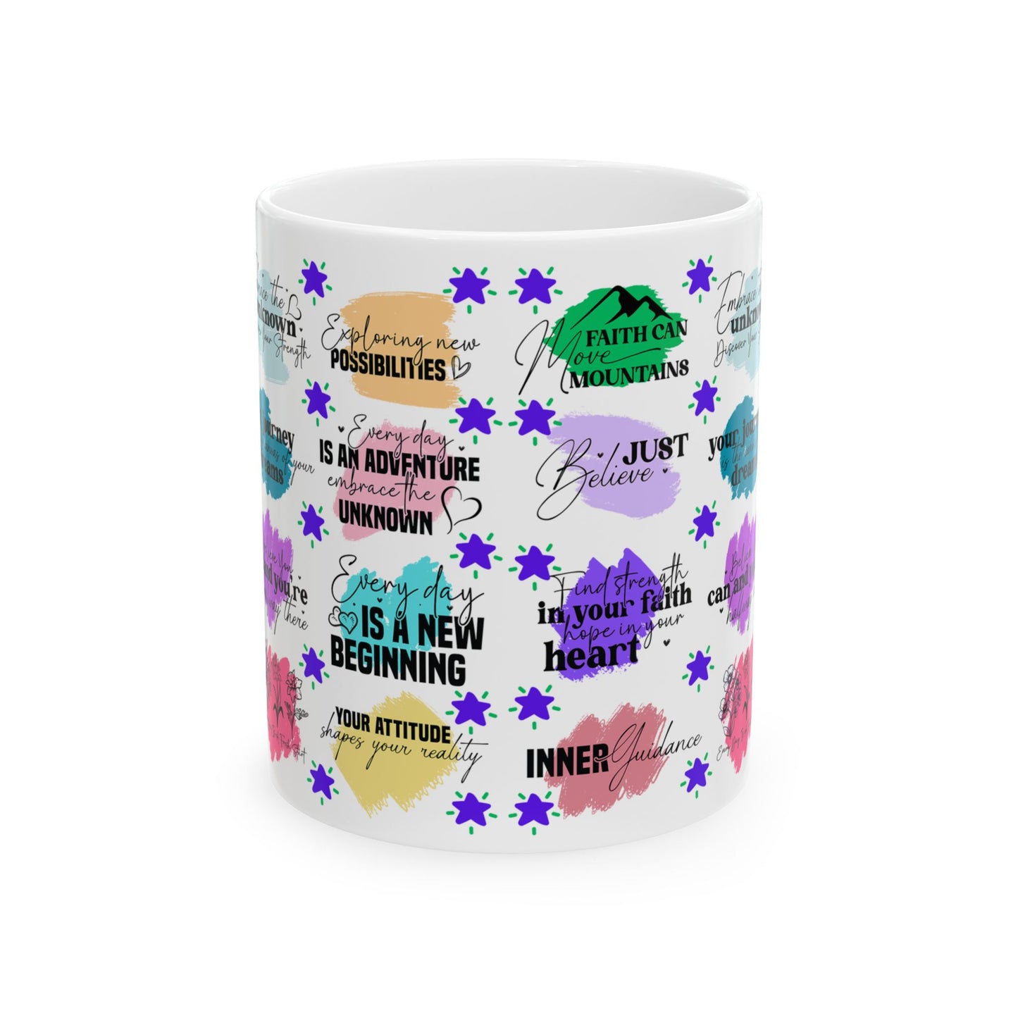 Motivation Mug - Faith Can Move Mountains