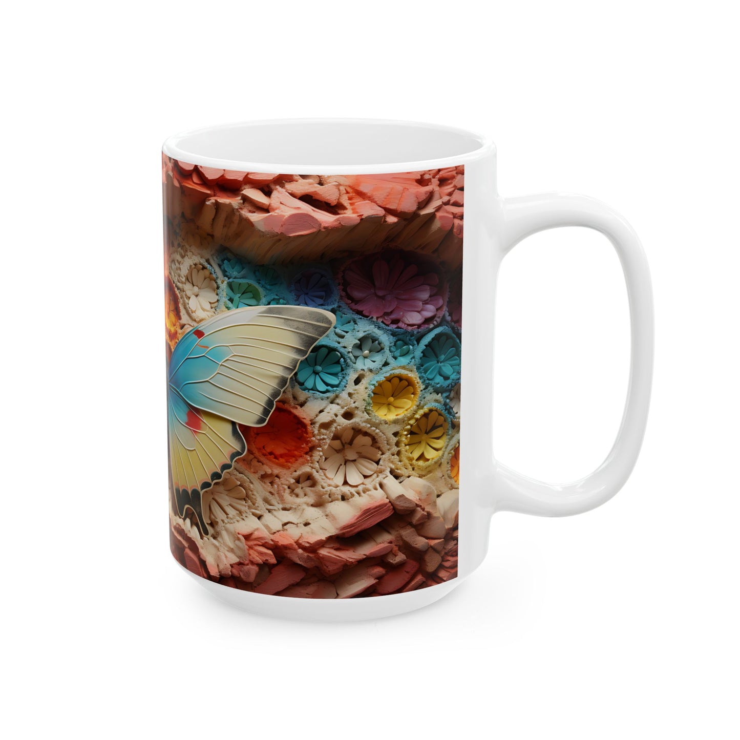 Artistic Mug - Colorful Butterfly 1