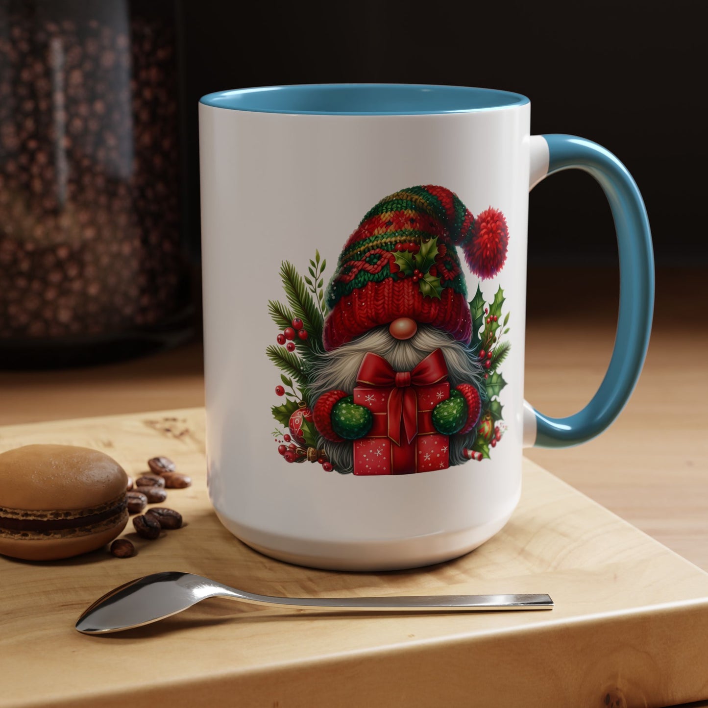 Christmas Mug - Gnome with Wrapped Present