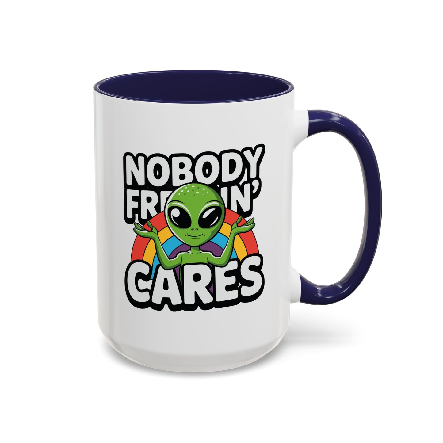 Alien Mug - Nobody Freakin Cares