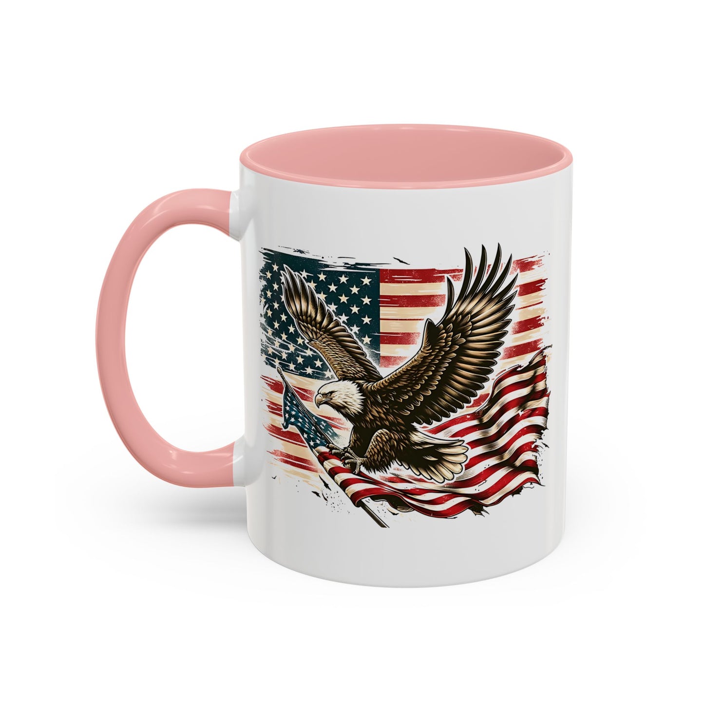 4th of July Mug - American Bald Eagle Flag 9