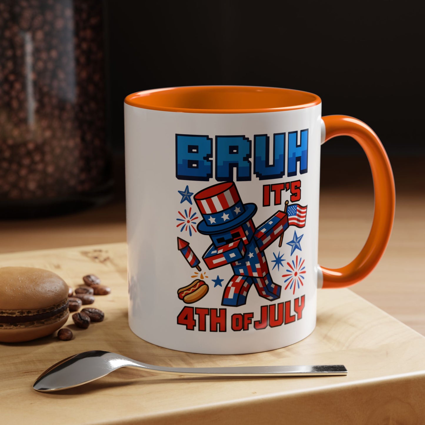 4th of July Mug - Bruh It's 4th of July