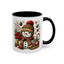 Christmas Mug - Snowman with Christmas Decorations