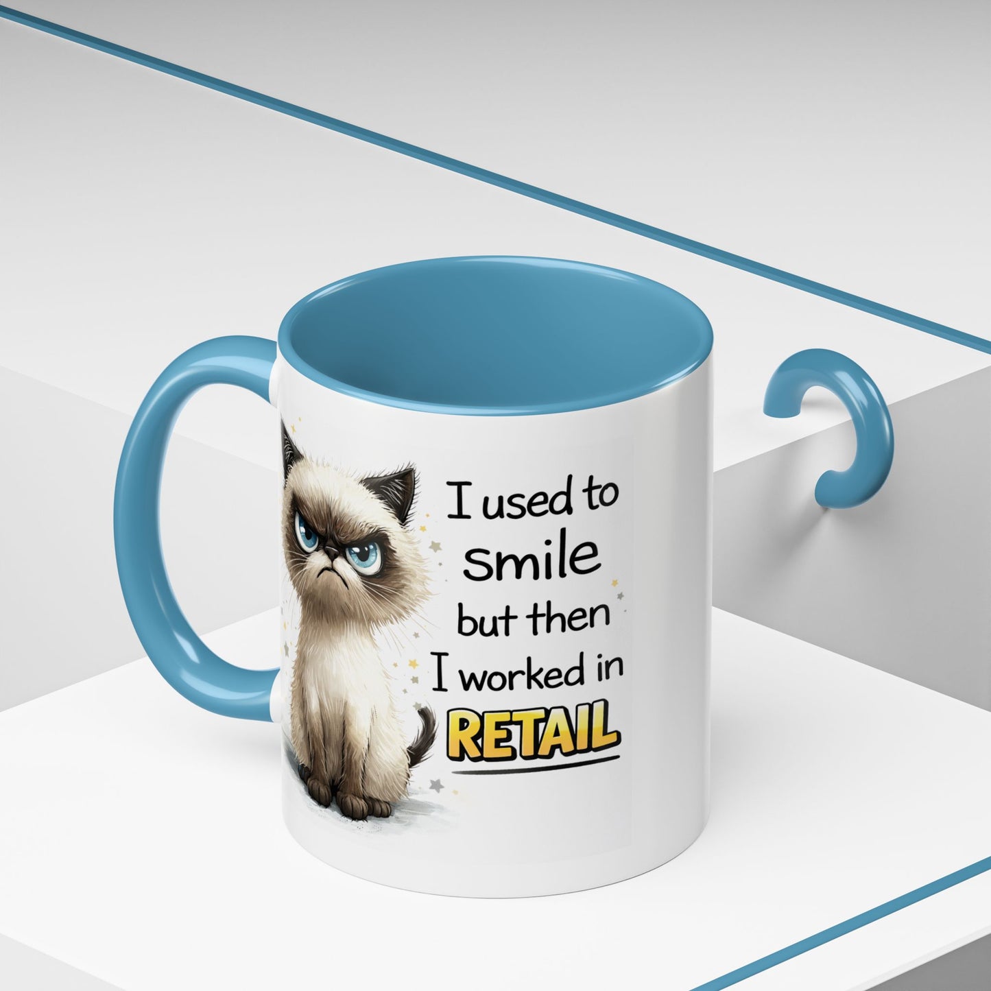 Humor Mug - I Used To Smile